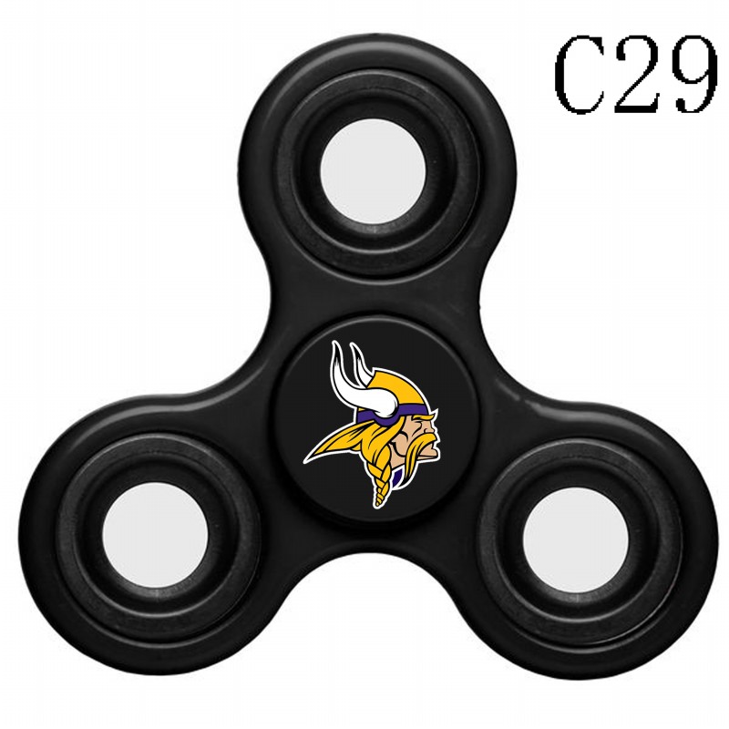 USA football 3 way fidget spinner-208
